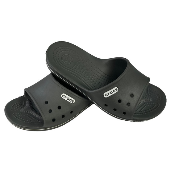 Crocs Crocband II Gray Slides Slip On Size W9 M7 - Picture 7 of 11
